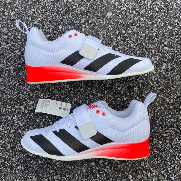 adidas Other - Adidas Adipower Weightlifting II Shoes Mens Size 8 Cloud White/Red GZ2860 New